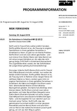 PROGRAMMINFORMATION - MDR