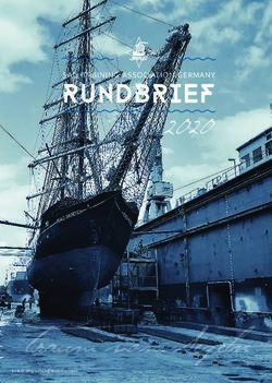 2020 Rundbrief SAIL TRAINING ASSOCIATION GERMANY