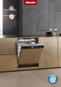 Geschirrsp&uuml;len 2018 Miele. Immer Besser.