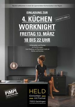 K&Uuml;CHEN WORKNIGHT FREITAG 13. M&Auml;RZ 18 BIS 22 UHR - EINLADUNG ZUR - Held Einrichtungshaus
