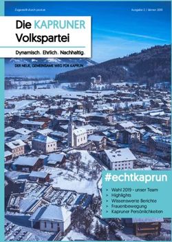 Die KAPRUNER Volkspartei - Dynamisch. Ehrlich. Nachhaltig - ÖVP Kaprun