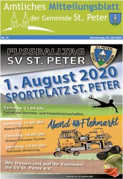 Donnerstag, 30. Juli 2020 - Nr. 31 - St. Peter