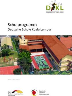 Schulprogramm Deutsche Schule Kuala Lumpur - Stand: Februar 2017 - Deutschen Schule Kuala Lumpur