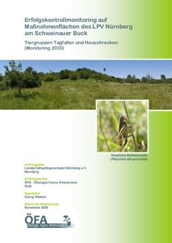 Erfolgskontrollmonitoring auf Ma&szlig;nahmenfl&auml;chen des LPV N&uuml;rnberg am Schweinauer Buck