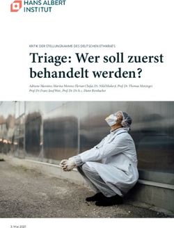 Triage: Wer soll zuerst behandelt werden? - Hans-Albert-Institut