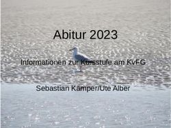 ABITUR 2023 INFORMATIONEN ZUR KURSSTUFE AM KVFG SEBASTIAN K&Auml;MPER/UTE ALBER - KARLCHEN