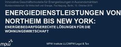 ENERGIEDIENSTLEISTUNGEN VON NORTHEIM BIS NEW YORK