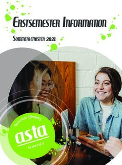 ERSTSEMESTER INFORMATION - SOMMERSEMESTER 2021 - ASTA HOCHSCHULE OFFENBURG