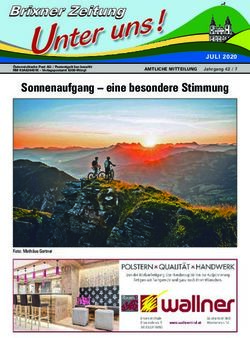 Sonnenaufgang - eine besondere Stimmung - JULI 2020 - Brixner Zeitung "Unter Uns"