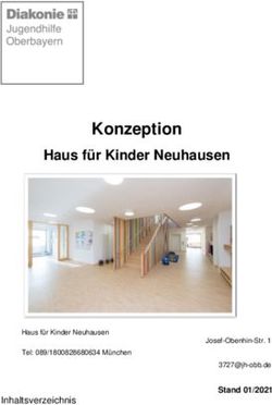 Konzeption Haus für Kinder Neuhausen - Inhaltsverzeichnis - Diakonie Rosenheim