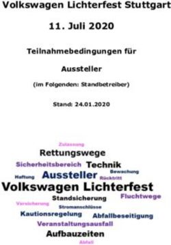 Volkswagen Lichterfest Stuttgart 11. Juli 2020 - Teilnahmebedingungen f&uuml;r Aussteller