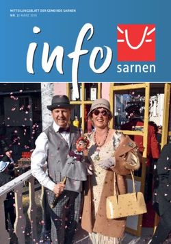 MITTEILUNGSBLATT DER GEMEINDE SARNEN NR. 2 / MÄRZ 2019