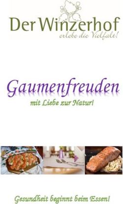 Gaumenfreuden mit Liebe zur Natur! - Gesundheit beginnt beim Essen! - Der Winzerhof