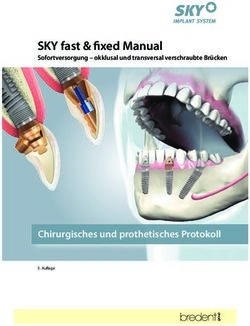 SKY fast & fixed Manual - Sofortversorgung - okklusal und transversal verschraubte Brücken - Bredent medical