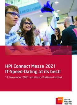 HPI Connect Messe 2021 IT-Speed-Dating at its best! - November 2021 am Hasso-Plattner-Institut