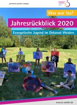 Jahresr&uuml;ckblick 2020 Was war los? - Evangelische Jugend im Dekanat Weiden - Evangelische Jugend im Dekanat ...