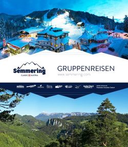 GRUPPENREISEN www.semmering.com