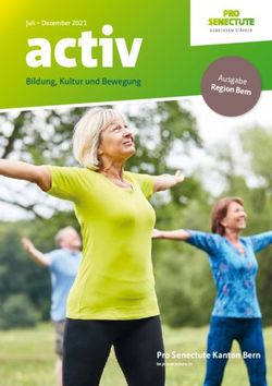 Activ - Pro Senectute Kanton Bern