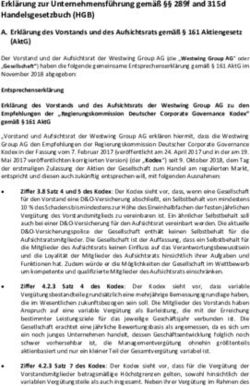Erkl&auml;rung zur Unternehmensf&uuml;hrung gem&auml;&szlig; 289f and 315d Handelsgesetzbuch (HGB)
