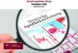 Deutsche Apotheker Zeitung Mediadaten 2020 - G&uuml;ltig ab 01.01.2020