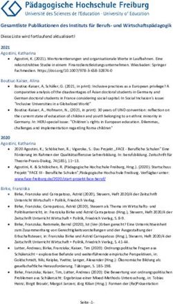 Gesamtliste Publikationen des Instituts f&uuml;r Berufs und Wirtschaftsp&auml;dagogik