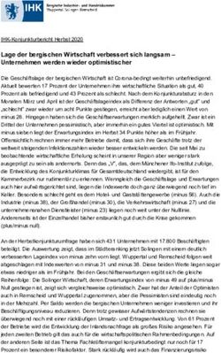 Lage der bergischen Wirtschaft verbessert sich langsam - Unternehmen werden wieder optimistischer