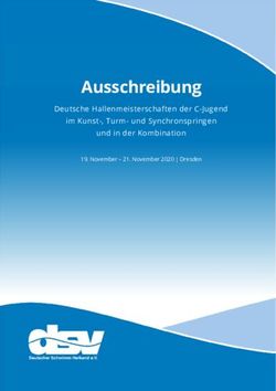 Ausschreibung Deutsche Hallenmeisterschaften der C-Jugend im Kunst-, Turm- und Synchronspringen und in der Kombination - Deutscher Schwimm-Verband eV