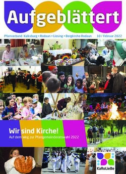 Wir sind Kirche! Auf dem Weg zur Pfarrgemeinderatswahl 2022 - Pfarrverband Kalksburg Rodaun Liesing Bergkirche Rodaun