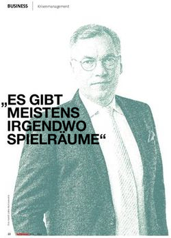 "ES GIBT MEISTENS IRGENDWO SPIELR&Auml;UME" - BUSINESS Krisenmanagement - Gerloff ...