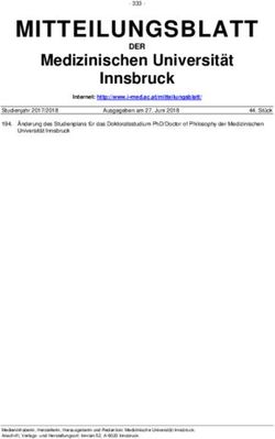 MITTEILUNGSBLATT Medizinischen Universit&auml;t Innsbruck - Medizinische Universit&auml;t Innsbruck