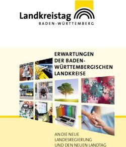 ERWARTUNGEN DER BADEN-W&Uuml;RTTEMBERGISCHEN LANDKREISE - AN DIE NEUE LANDESREGIERUNG UND DEN NEUEN LANDTAG - Landkreistag BW