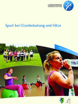 Sport bei Ozonbelastung und Hitze