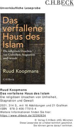 Ruud Koopmans Das verfallene Haus des Islam - Unverk&auml;ufliche Leseprobe - NET