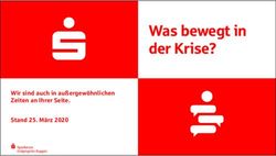Was bewegt in der Krise? - Wir sind auch in au&szlig;ergew&ouml;hnlichen Zeiten an Ihrer Seite. Stand 25. M&auml;rz 2020 - Sparkasse OPR