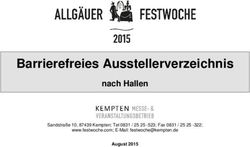 Barrierefreies Ausstellerverzeichnis - nach Hallen August 2015