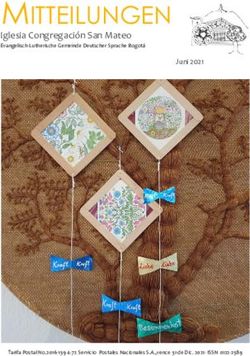 MITTEILUNGEN Iglesia Congregaci&oacute;n San Mateo - Juni 2021 - Evangelisch-lutherische Gemeinde deutscher ...