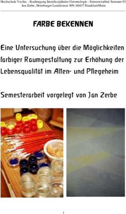 FARBE BEKENNEN Eine Untersuchung &uuml;ber die M&ouml;glichkeiten farbiger Raumgestaltung zur Erh&ouml;hung der Lebensqualit&auml;t im Alten- und Pflegeheim ...