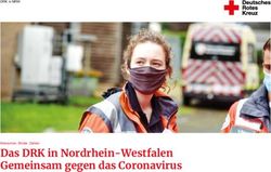 Das DRK in Nordrhein-Westfalen Gemeinsam gegen das Coronavirus