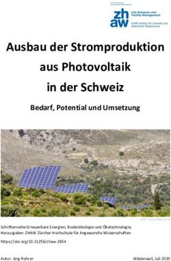 Ausbau Der Stromproduktion Aus Photovoltaik In Der Schweiz ...