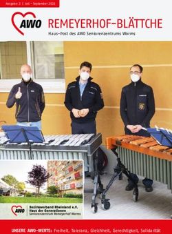 REMEYERHOF-BLÄTTCHE Haus-Post des AWO Seniorenzentrums Worms - UNSERE AWO-WERTE: Freiheit, Toleranz, Gleichheit, Gerechtigkeit, Solidarität - AWO ...