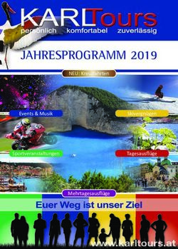 JAHRESPROGRAMM 2019 NEU: Kreuzfahrten Events & Musik - KARLTours