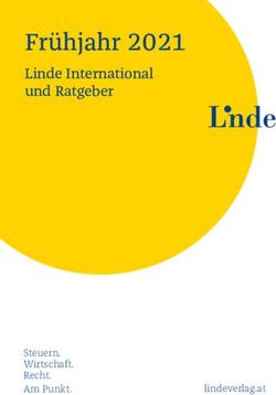 Fr&uuml;hjahr 2021 Linde International und Ratgeber - Steuern. Wirtschaft. Recht. lindeverlag.at - Linde Verlag