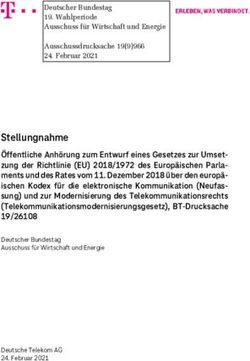 Stellungnahme - Deutscher Bundestag