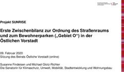 Erste Zwischenbilanz zur Ordnung des Stra&szlig;enraums und zum Bewohnerparken ("Gebiet O") in der &Ouml;stlichen Vorstadt - SUNRISE Bremen
