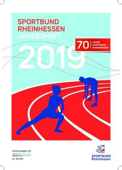 JAHRESHEFT 201920192019 - SPORTBUND RHEINHESSEN - Sonderausgabe von - Sportbund-Rheinhessen