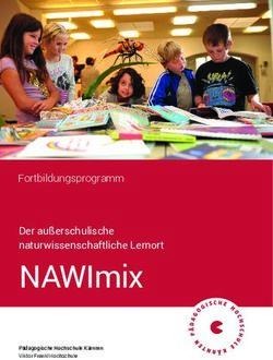 NAWImix Fortbildungsprogramm - Der au&szlig;erschulische naturwissenschaftliche Lernort - P&auml;dagogische Hochschule K&auml;rnten