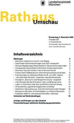 Inhaltsverzeichnis - Rathaus Umschau