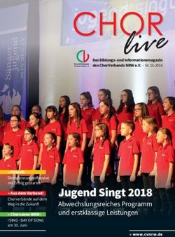Jugend Singt 2018 Abwechslungsreiches Programm und erstklassige Leistungen - Chorverband NRW