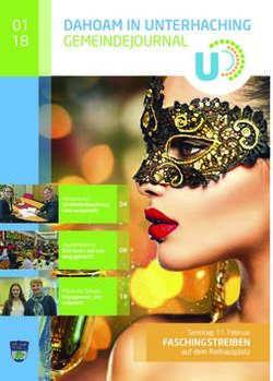 DAHOAM IN UNTERHACHING GEMEINDEJOURNAL 01 18