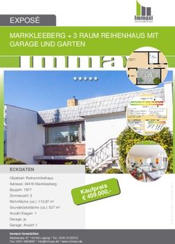 EXPOSÉ MARKKLEEBERG + 3 RAUM REIHENHAUS MIT GARAGE UND GARTEN
